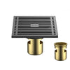 Stainless Steel Floor Drain Odor-Proof Shower Drain with Brass Core