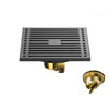 Stainless Steel Floor Drain Odor-Proof Shower Drain with Brass Core