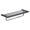 Stainless Steel Folding Bathroom Towel Rack Wall-Mounted Towel Holder
