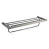 Stainless Steel Folding Bathroom Towel Rack Wall-Mounted Towel Holder