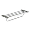 Stainless Steel Folding Bathroom Towel Rack Wall-Mounted Towel Holder