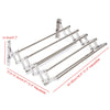 Stainless Steel Folding Clothes Rack Bathroom Towel Rack Bracket