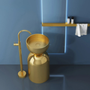 Stainless Steel Freestanding Pedestal Sink Floor Standing Wash Basin
