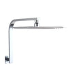 Stainless steel Gooseneck Shower Arm Ultrathin Rainfall Shower Head
