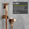 Stainless Steel Hygienic Shower Head Handheld Toilet Bidet Sprayer
