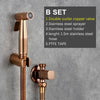 Stainless Steel Hygienic Shower Head Handheld Toilet Bidet Sprayer