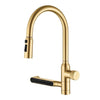 Stainless Steel Kitchen Faucet Pull-Out Sink Mixer with Hot Cold Water
