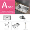 Stainless Steel Kitchen Sink Lead-free Single Bowl Kitchen Sink