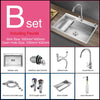 Stainless Steel Kitchen Sink Lead-free Single Bowl Kitchen Sink