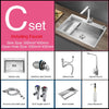 Stainless Steel Kitchen Sink Lead-free Single Bowl Kitchen Sink