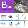 Stainless Steel Kitchen Sink Lead-free Single Bowl Kitchen Sink