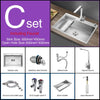 Stainless Steel Kitchen Sink Lead-free Single Bowl Kitchen Sink