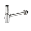 Stainless Steel P-TRAP Pipe Waste Bottle Trap Basin Sink Pipe Drainage