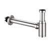 Stainless Steel P-Trap Waste Pipe Kit Adjustable Basin Siphon Drain