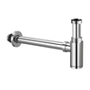 Stainless Steel P-Trap Waste Pipe Kit Adjustable Basin Siphon Drain