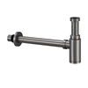 Stainless Steel P-Trap Waste Pipe Kit Adjustable Basin Siphon Drain