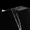 Stainless Steel Rainfall Shower Head High-Pressure Overhead Shower