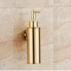 Stainless Steel Soap Dispenser Gold Bathroom Hand Liquid Dispenser