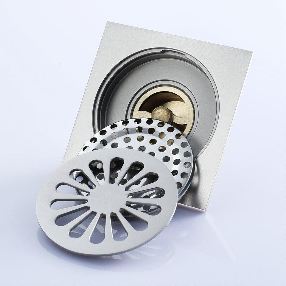 Thick Stainless Steel Anti-odor Square Floor Drain Waste Drain