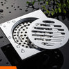 Stainless Steel Square Floor Drain Anti-Odor Shower Waste Drain Cover