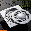 Stainless Steel Square Floor Drain Anti-Odor Shower Waste Drain Cover