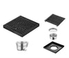 Stainless Steel Square Floor Drain Large Displacement Bathroom Drain