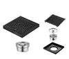 Stainless Steel Square Floor Drain Large Displacement Bathroom Drain