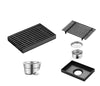 Stainless Steel Square Floor Drain Large Displacement Bathroom Drain