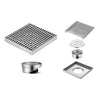 Stainless Steel Square Floor Drain Large Displacement Bathroom Drain