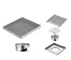 Stainless Steel Square Floor Drain Large Displacement Bathroom Drain