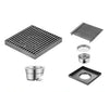 Stainless Steel Square Floor Drain Large Displacement Bathroom Drain