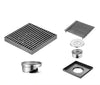 Stainless Steel Square Floor Drain Large Displacement Bathroom Drain