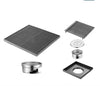Stainless Steel Square Floor Drain Large Displacement Bathroom Drain