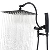 Stainless Steel Square Shower Head with 3-Way High-Pressure Shower Set