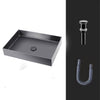 Stainless Steel Table Basin Sink Gunmetal Light Luxury Wash Basin