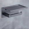 Stainless Steel Toilet Paper Holder with Phone Shelf Toilet Paper Roll