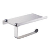 Stainless Steel Toilet Paper Holder with Shelf Wall Mount Tissue Holder
