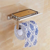 Stainless Steel Towel Roll Shelf Accessories Toilet Paper Holder