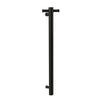 Stainless Steel Vertical Rod Temperature Heated Towel Rack with Hooks