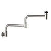 Stainless Steel Wall Mount Kitchen Faucet Rotate Bathroom Tap