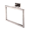 Stainless Steel Wall Mount Square Shaped Towel Holder Ring