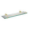 Stainless Steel Wall Mounted Glass Storage Shelves Bathroom Shelf Rack