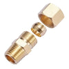 Brass NPT Male to Tube Compression Elbow Fitting Tube NPT Connector