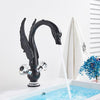 Swan Basin Faucet Deck Mounted Faucet Hot and Cold Water Mixer Tap