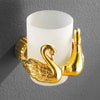 Swan Gold Bathroom Hardware Set Wall-Mounted Accessories Kit