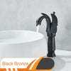Swan Shape Basin Sink Faucet Bathroom Countertop Centerset Mixer Tap