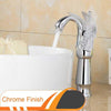 Swan Shape Basin Sink Faucet Bathroom Countertop Centerset Mixer Tap