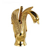 Swan Shape Basin Sink Faucet Bathroom Countertop Centerset Mixer Tap