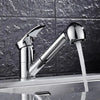 Swivel Pull-Out Kitchen Faucet Polished Brass Kitchen Sink Mixer Tap