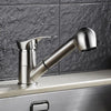 Swivel Pull-Out Kitchen Faucet Polished Brass Kitchen Sink Mixer Tap